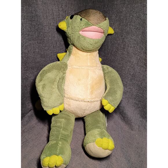 Build A Bear Green Dinosaur Ankylosaurus Plush Stuffed Animal 18" - Picture 1 of 3